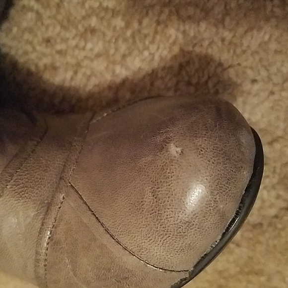 Miz Mooz size 7.5 Gray Heeled slouchy Boot - Picture 11 of 12